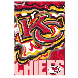 Kansas City Chiefs, Suede REG, Justin Patten Logo,13s3815jpal