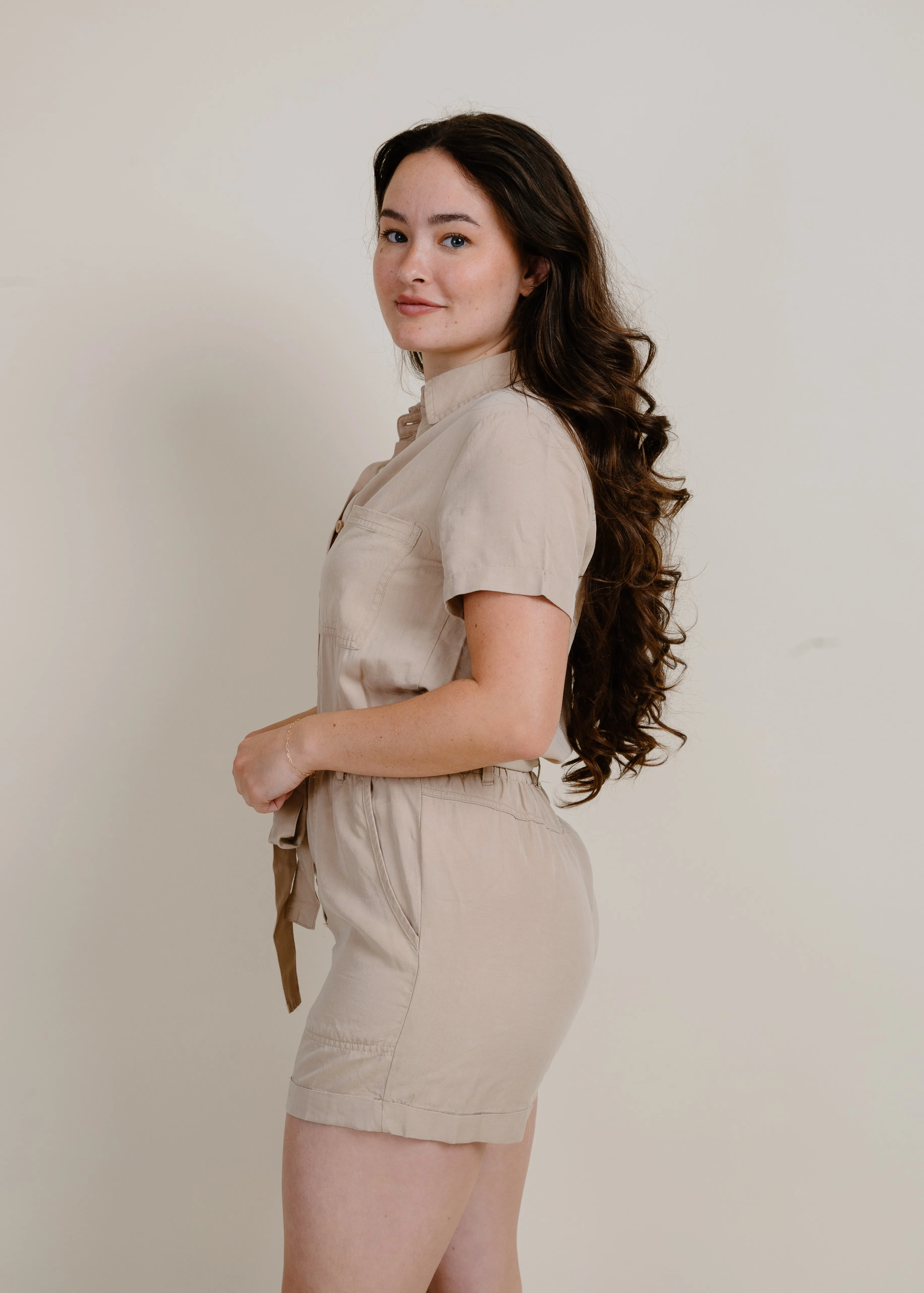 Karina Romper - Khaki