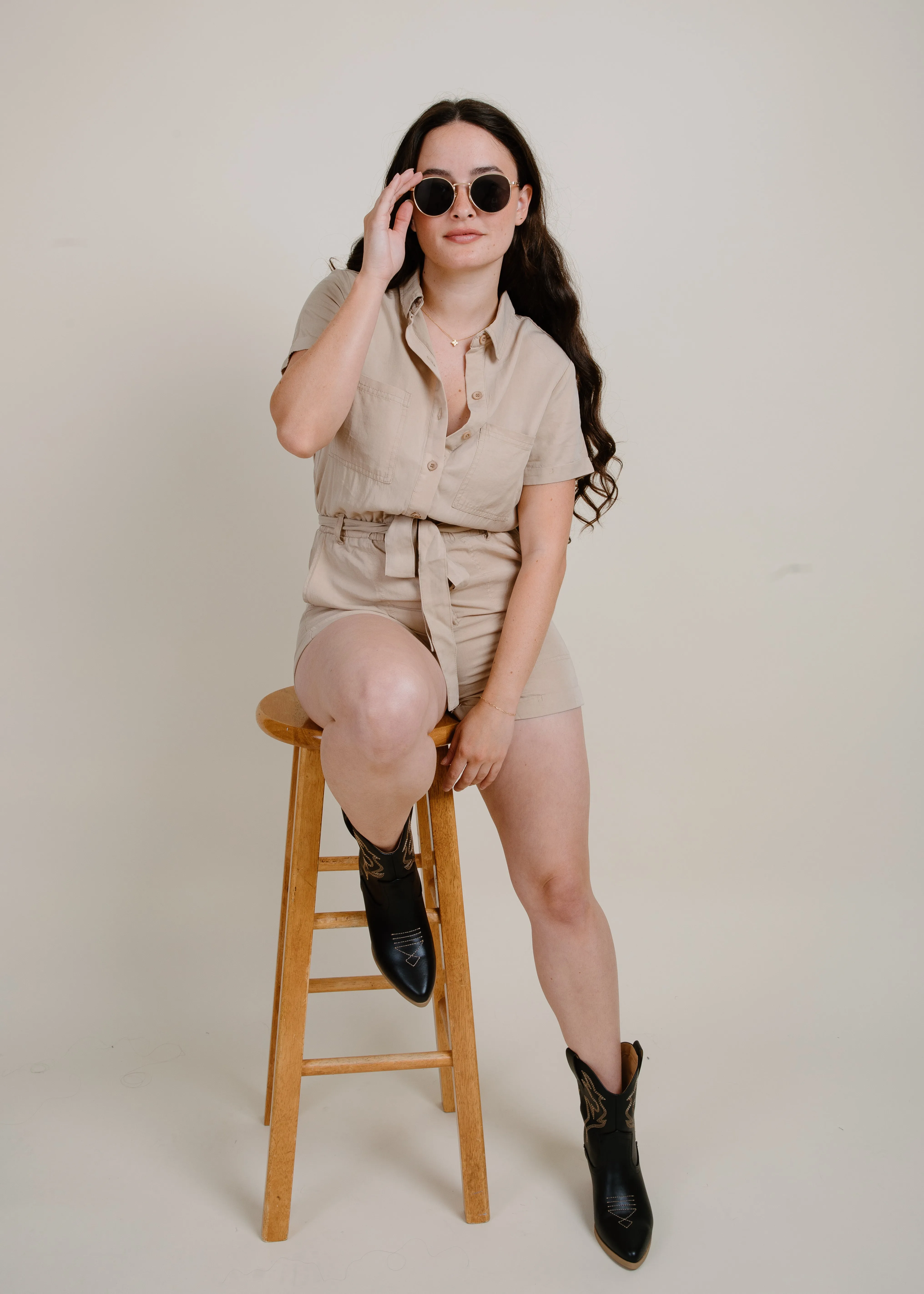 Karina Romper - Khaki