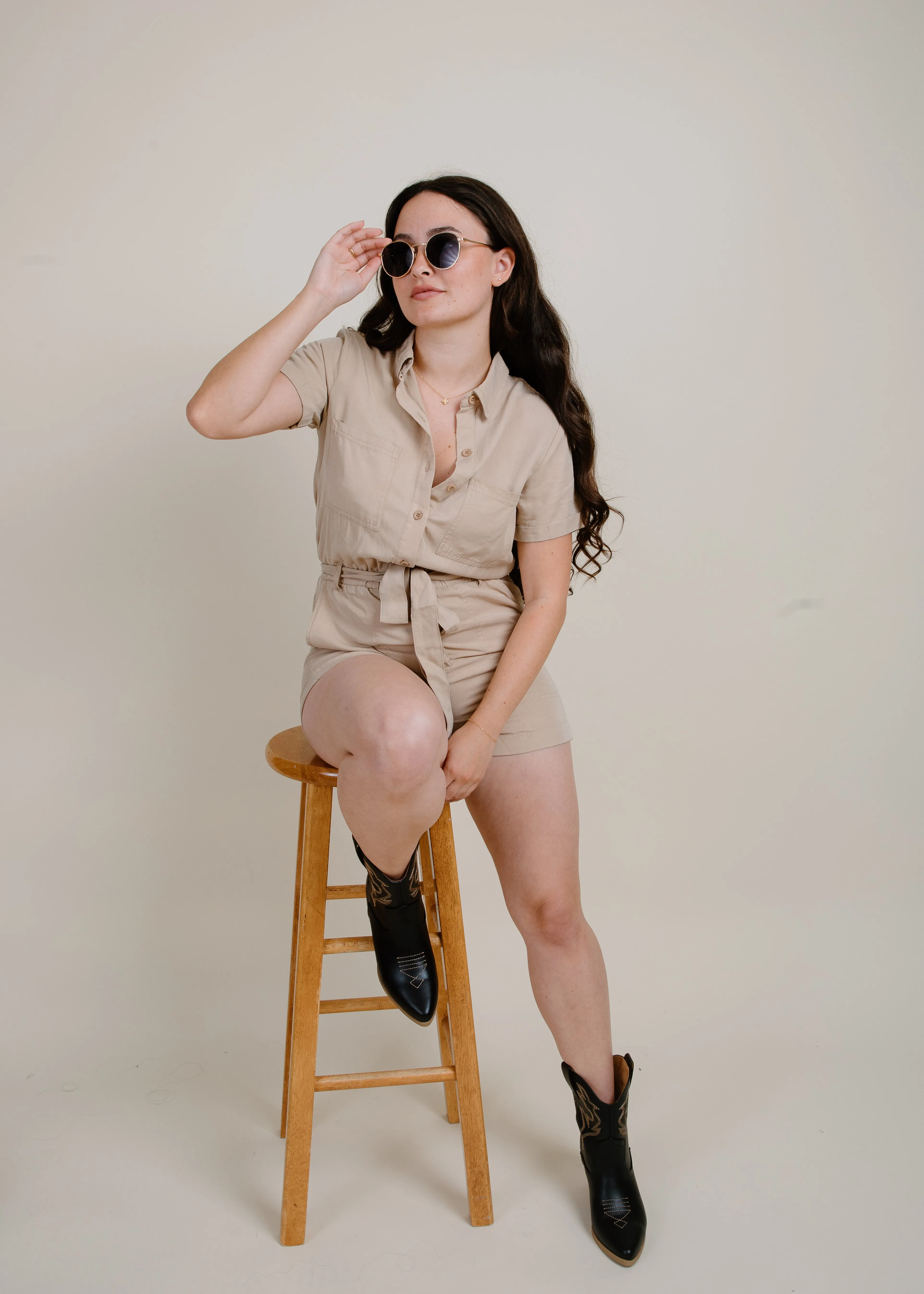Karina Romper - Khaki