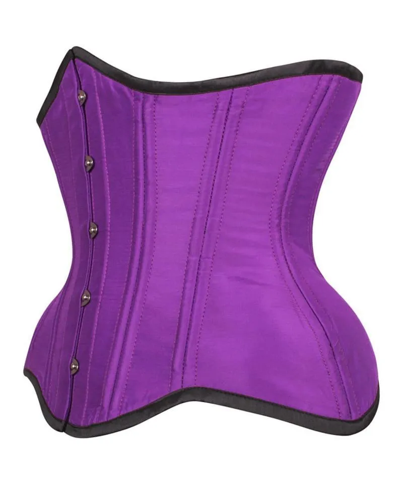 Kerin Waist Training Purple Curvy Corset