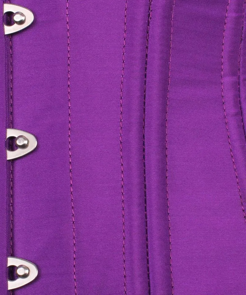 Kerin Waist Training Purple Curvy Corset