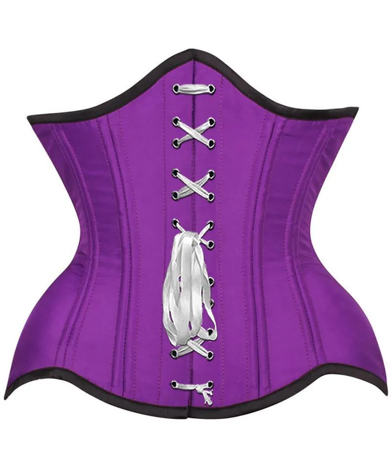 Kerin Waist Training Purple Curvy Corset