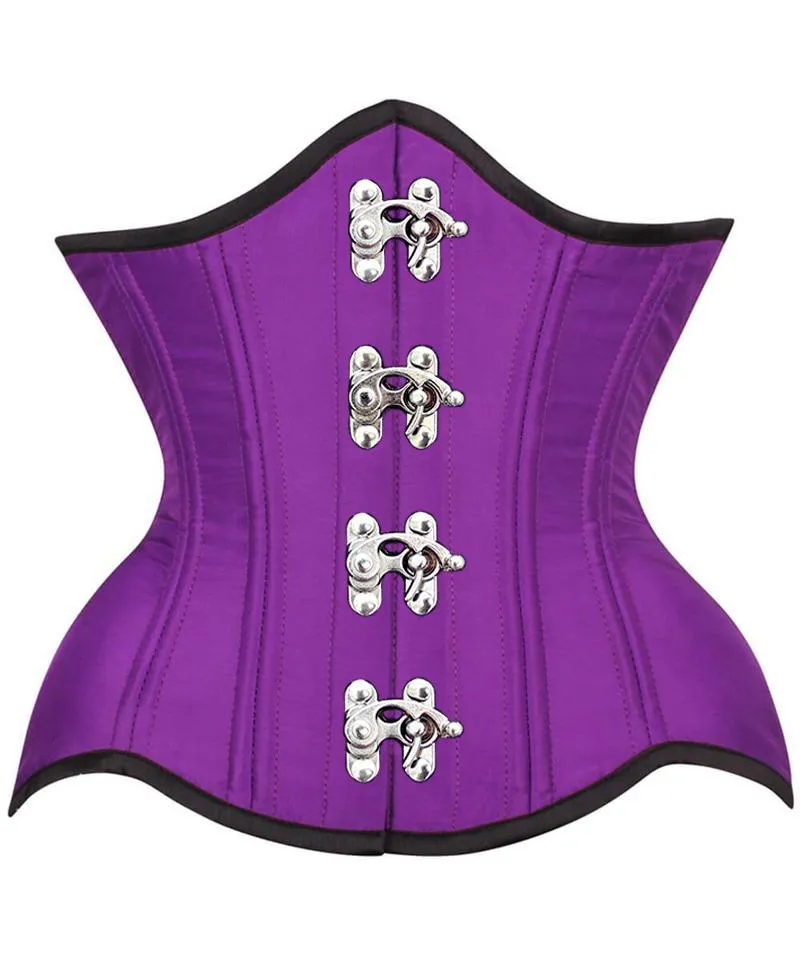 Kerin Waist Training Purple Curvy Corset