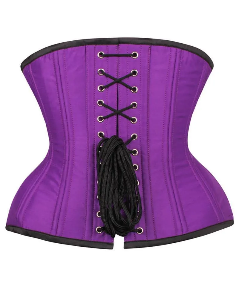 Kerin Waist Training Purple Curvy Corset