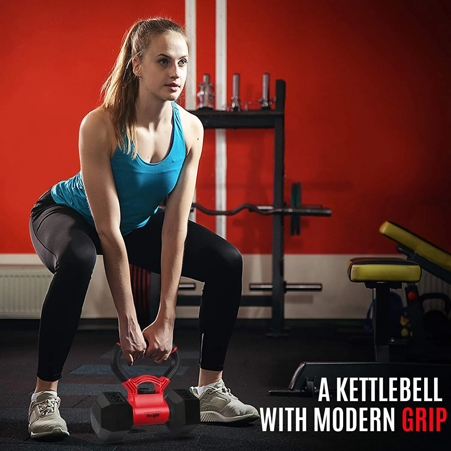 Kettle Grip, Red/Black, Single