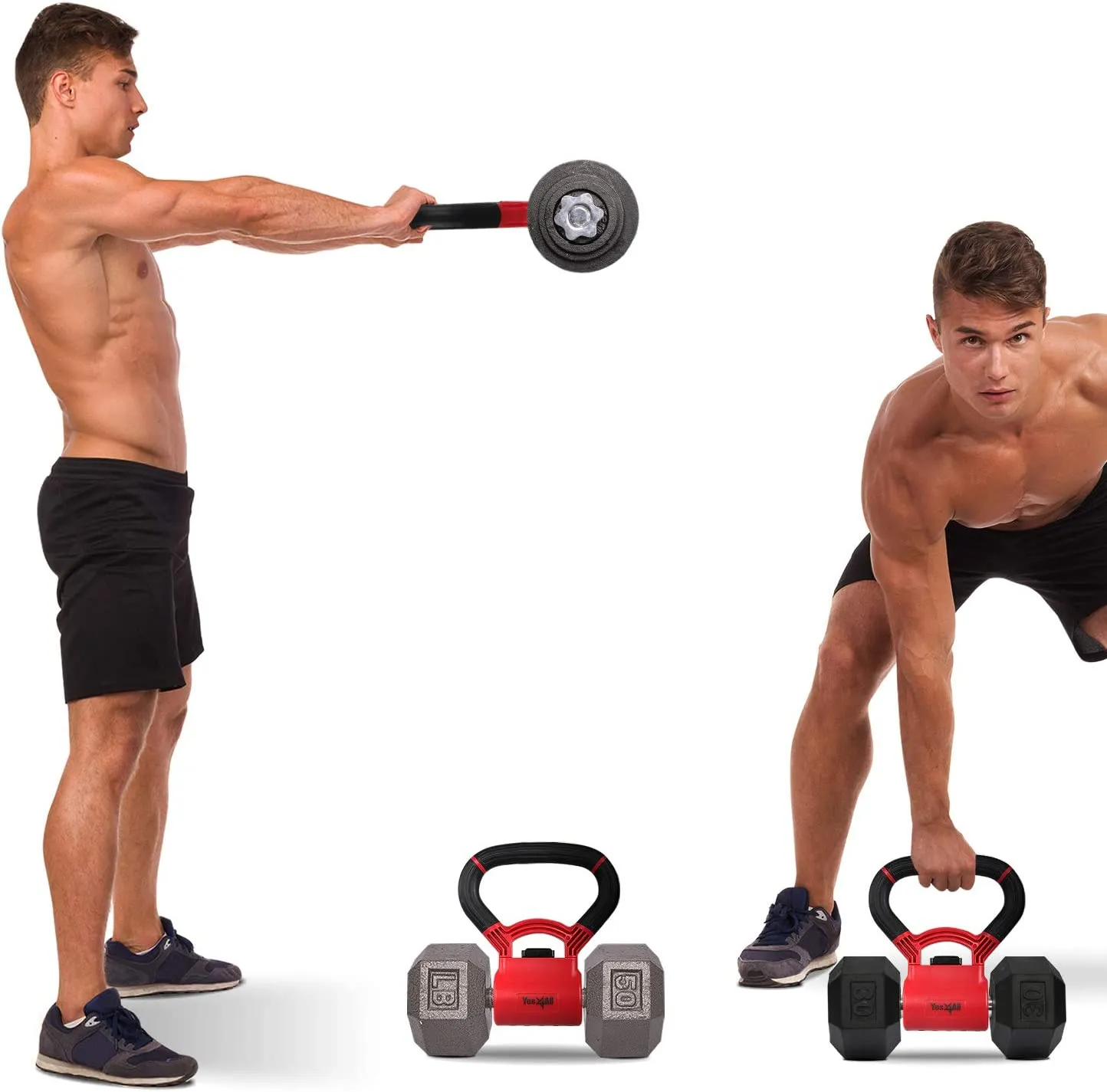 Kettle Grip, Red/Black, Single