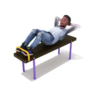 Kid's Gym Straight Sit Up Bench
