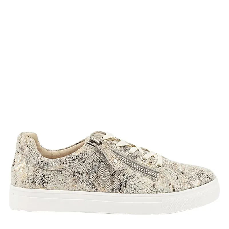 KLOUDS CARA PRINT - TAUPE SNAKE PRINT LEATHER