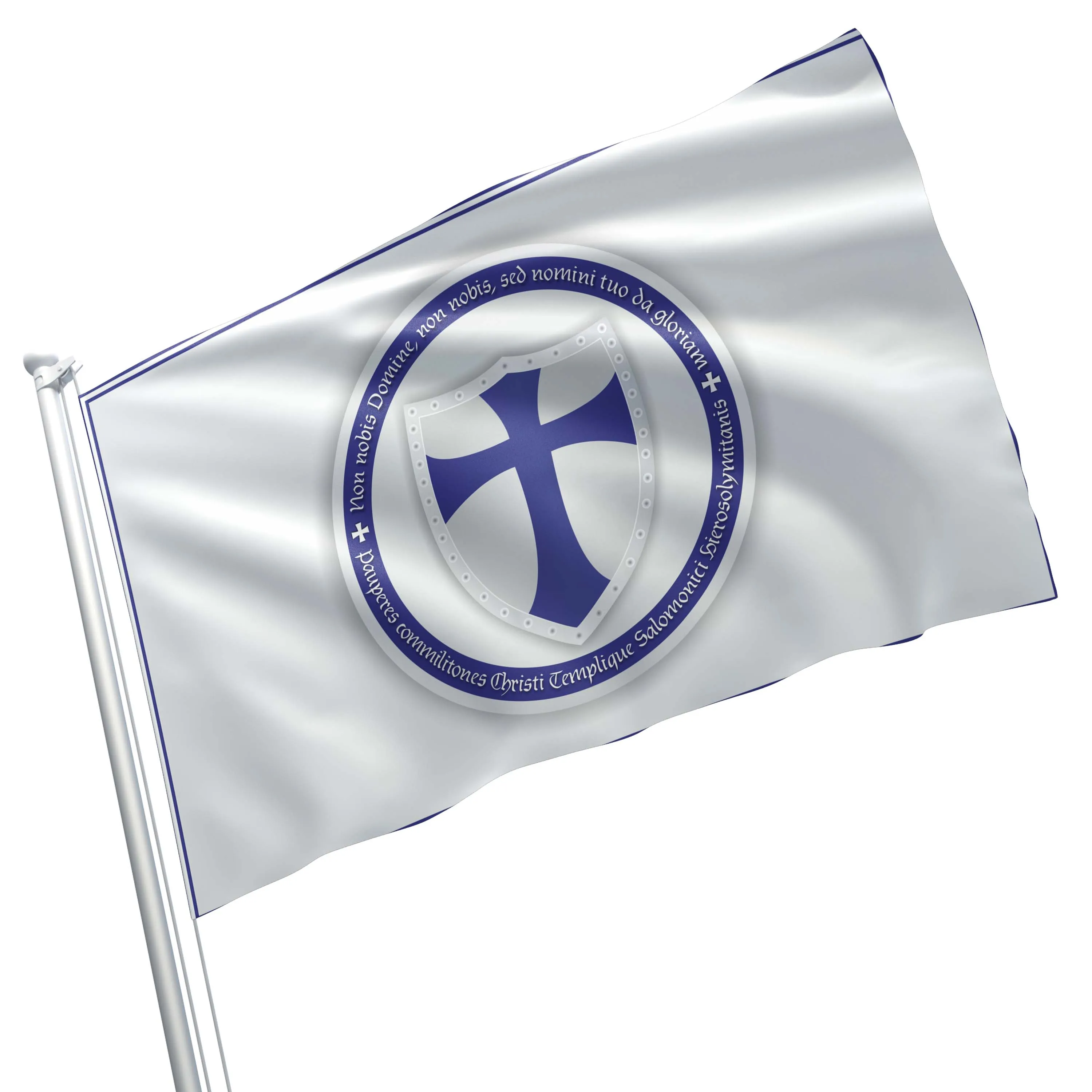 Knights Orders - Military Christian Western Europe Religious Societies Of Knights Flag Banner
