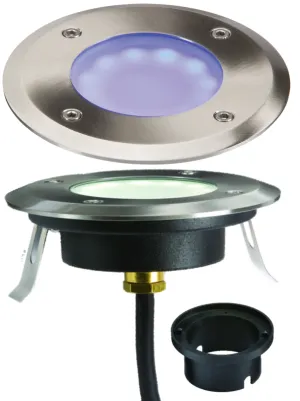 Knightsbridge LEDM08B1 230V IP65 1.7W LED Blue Ground/Deck Light