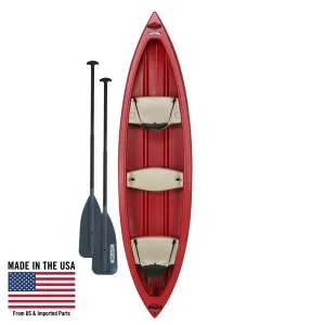 Kodiak 13 Ft Canoe, Red (90658)