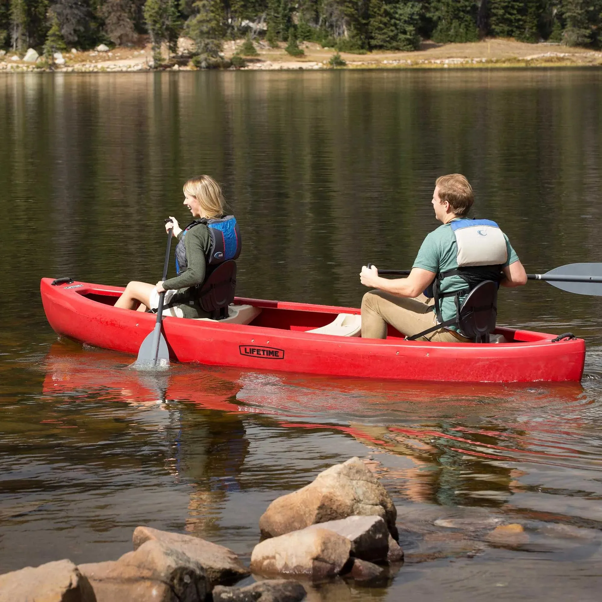 Kodiak 13 Ft Canoe, Red (90658)
