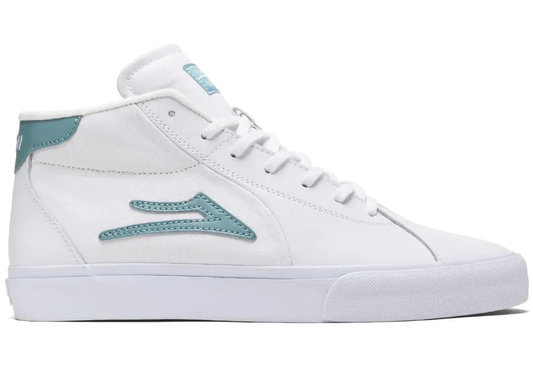 Lakai Flaco 2 Mid Shoes White Nile Leather
