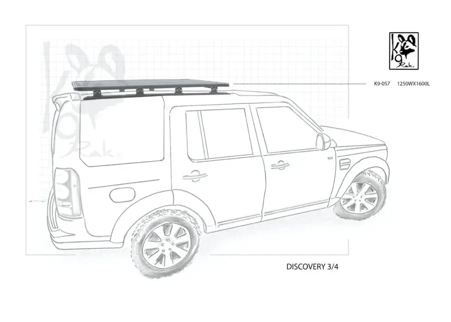 Landrover Discovery 3-4 K9 Roof Racks Expedition Quality