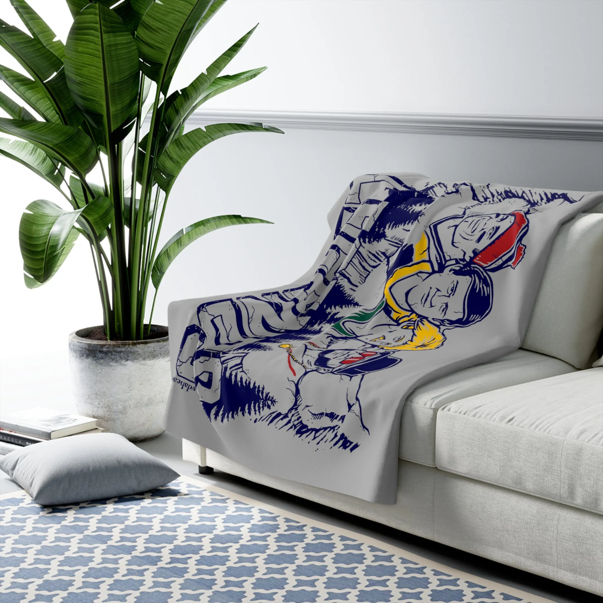 Legends of New England Sherpa Fleece Blanket