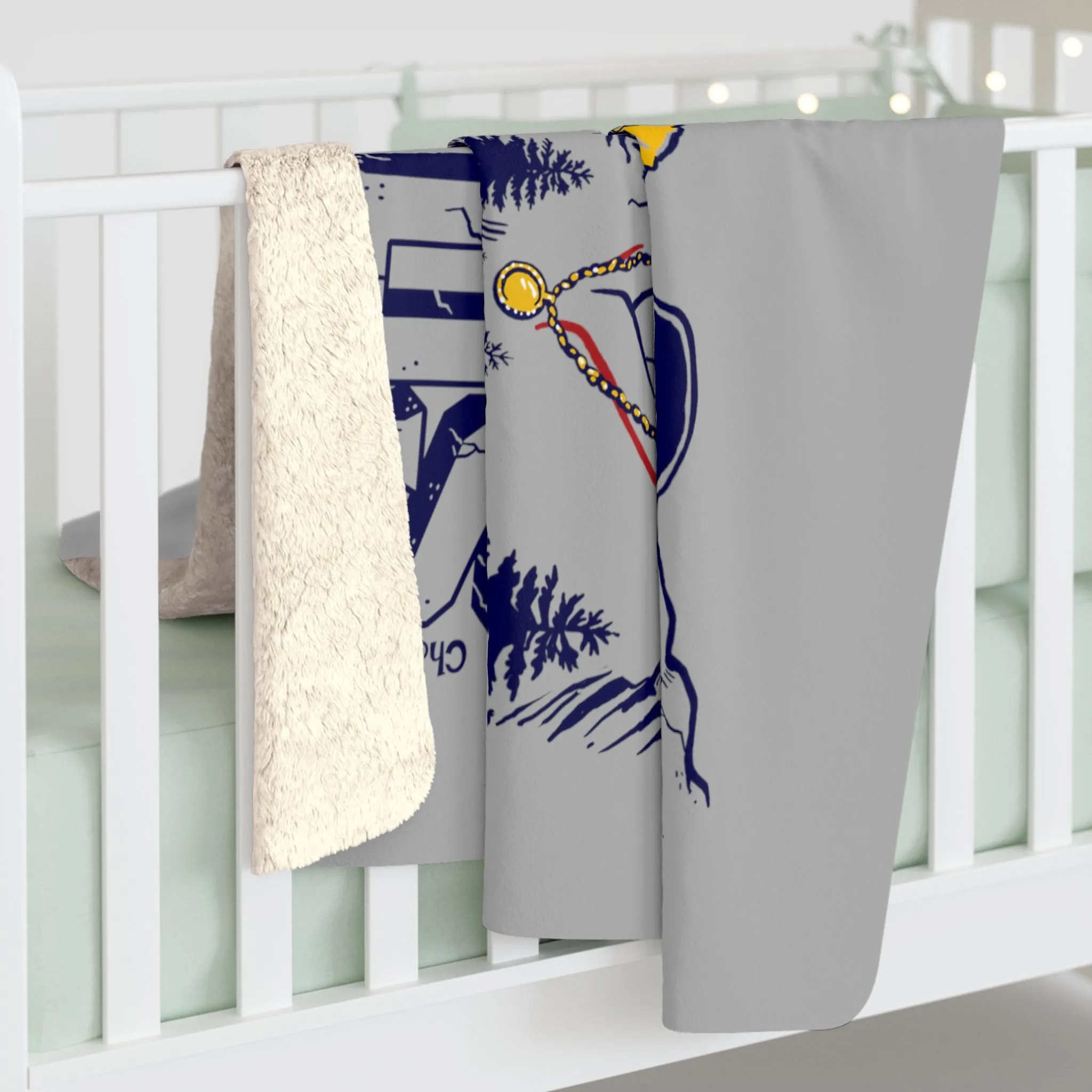 Legends of New England Sherpa Fleece Blanket