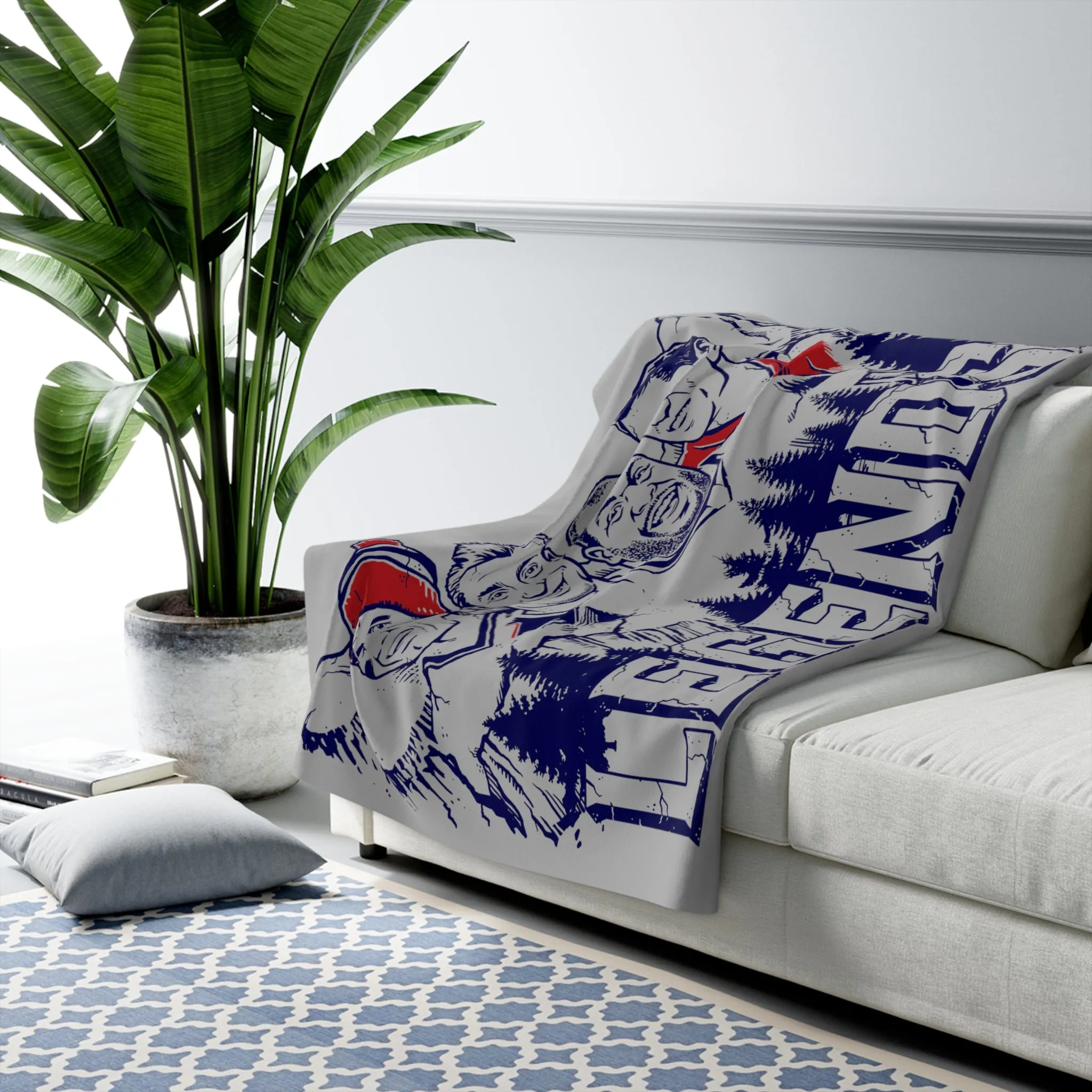 Legends of New England Sherpa Fleece Blanket