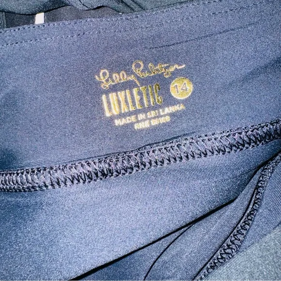Lilly Pulitzer UPF 50  Luxletic Beatriz SkortBlack size 14