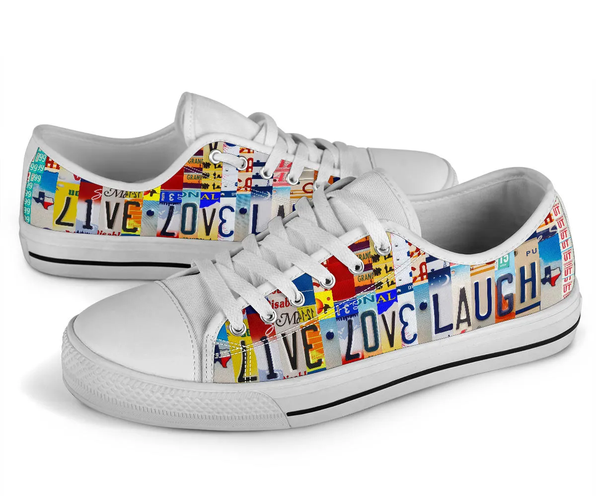 Live Love Laugh Low top