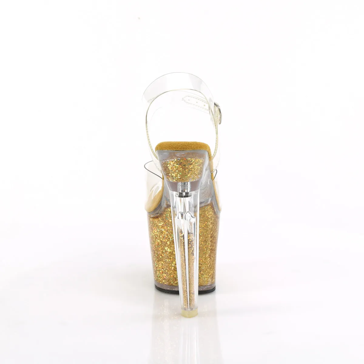 LOVESICK-708SG  Clear/Gold Multi Iridescent Glitters