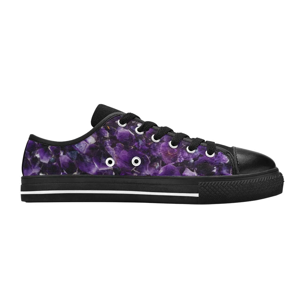 Low Top Canvas Women's Shoes - Amethyst
