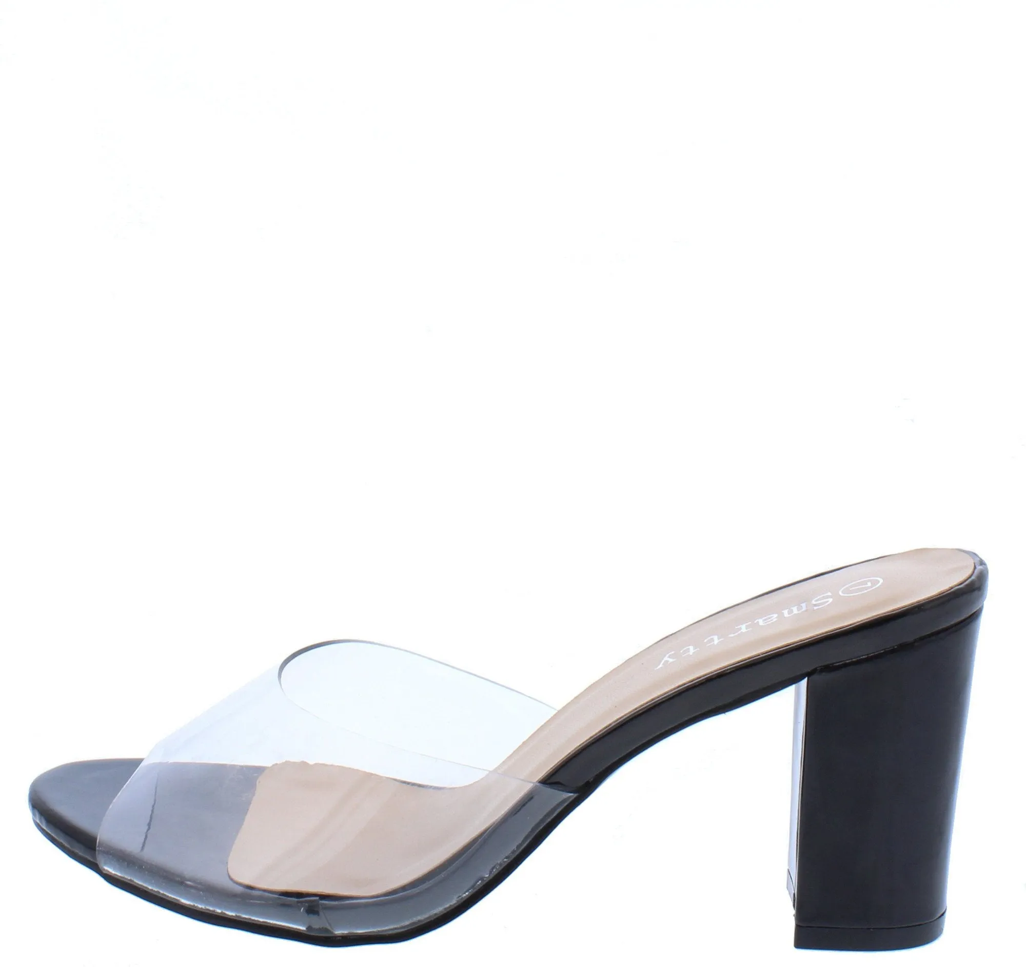Lucite Peep Toe