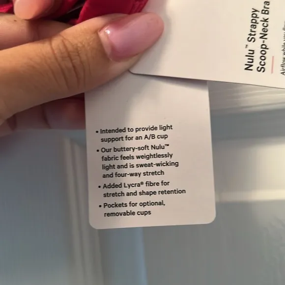 Lululemon Nulu Strappy AB cup