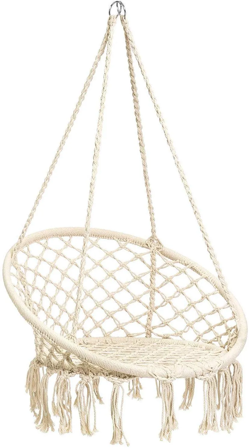Macrame Hammock Chair for Indoor or Outdoor