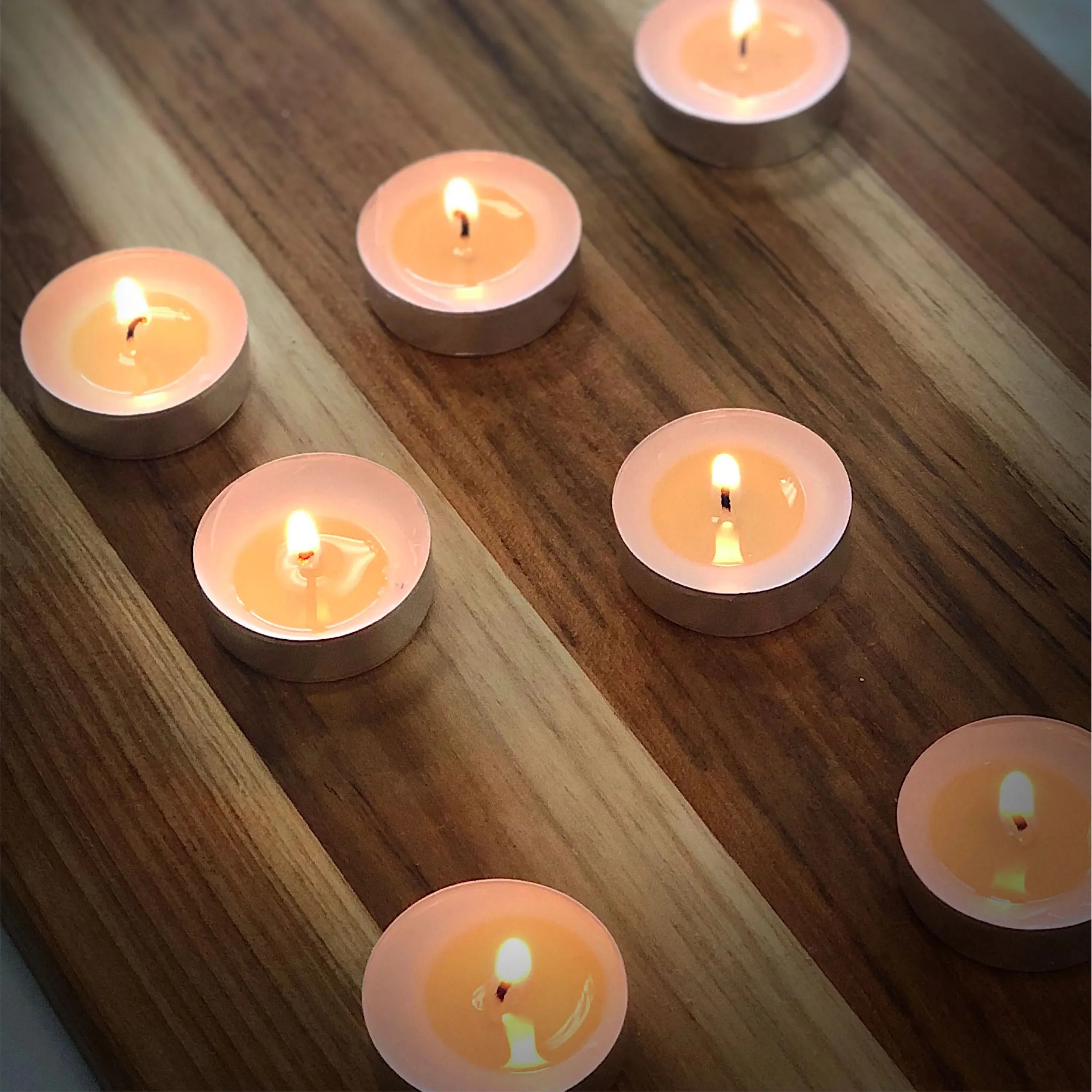 Mainstays White Unscented Indoor/Outdoor Tealight Candles, 100 Count