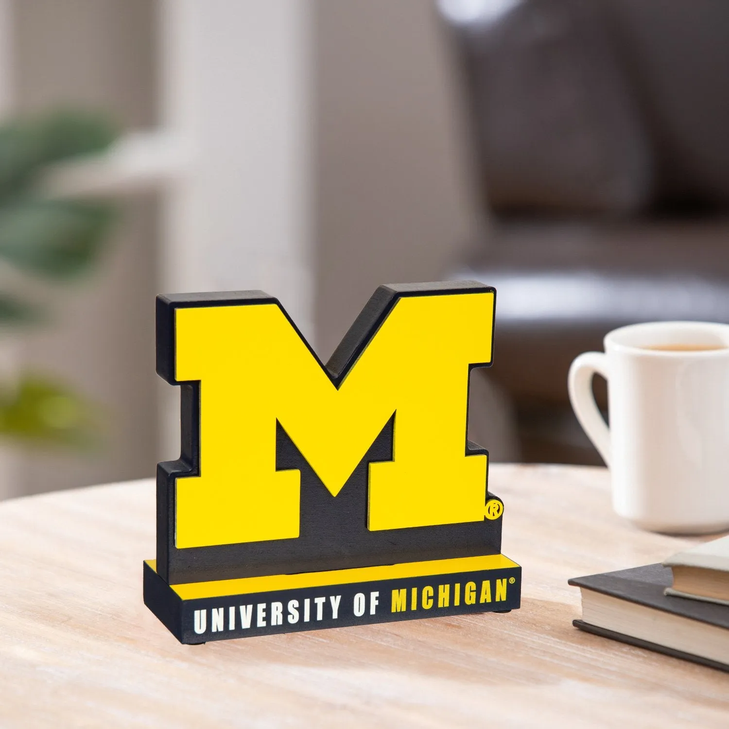 Mascot Statue, with Logo, University Of Michigan,84920mdf