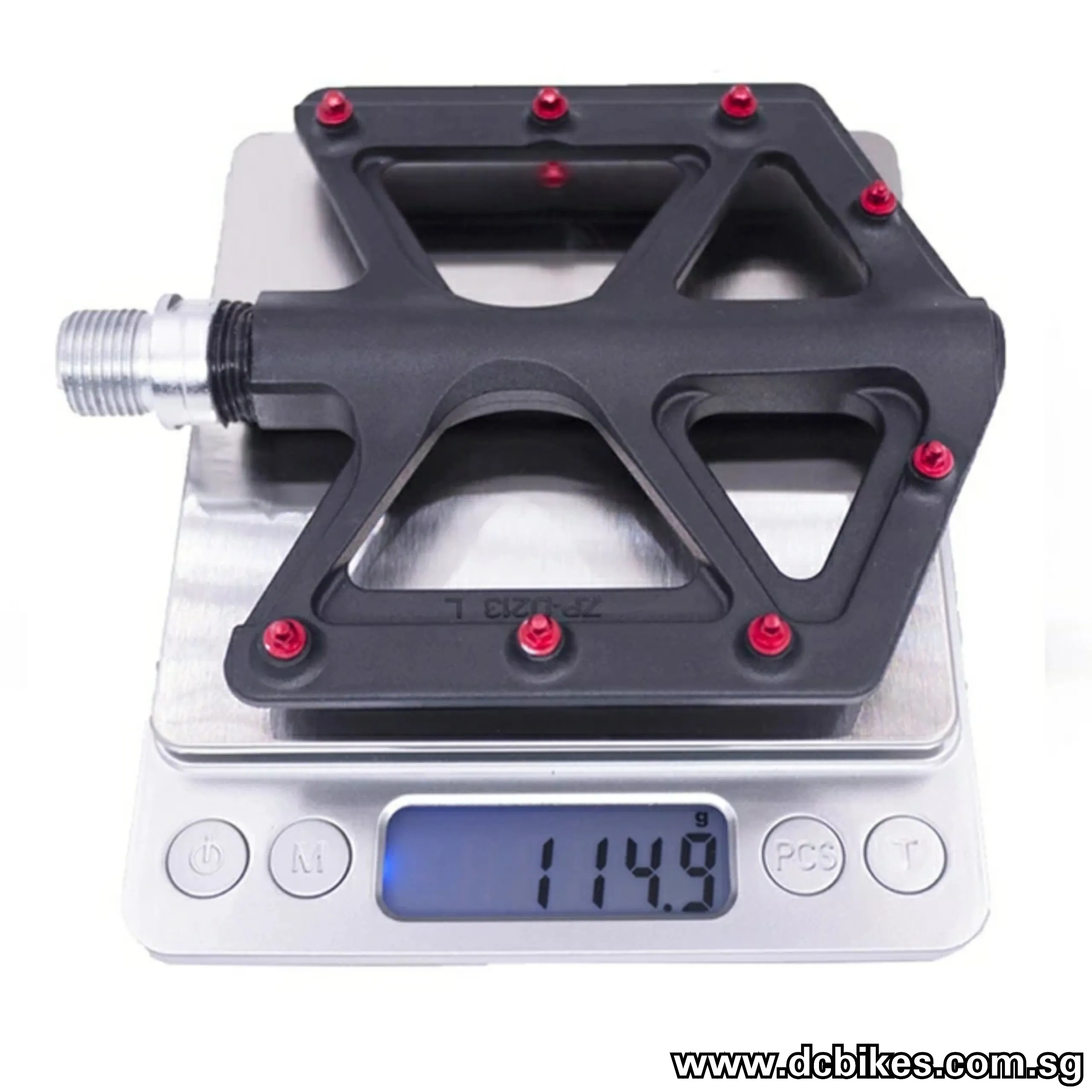 Matt Black Carbon Fiber Composite Ultralight MTB Flat Pedals 235g
