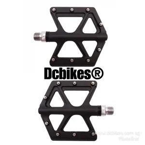 Matt Black Carbon Fiber Composite Ultralight MTB Flat Pedals 235g