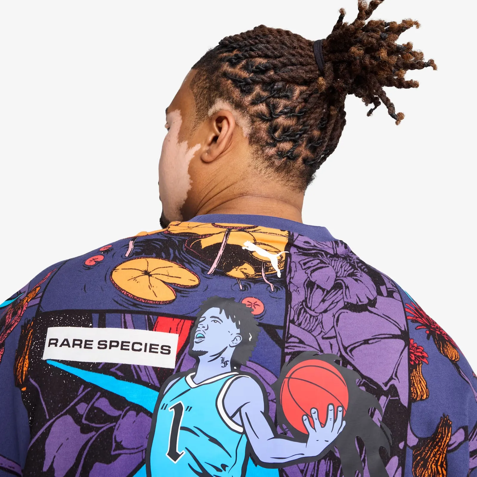Melo Phoenix AOP T-Shirt - Blue Crystal