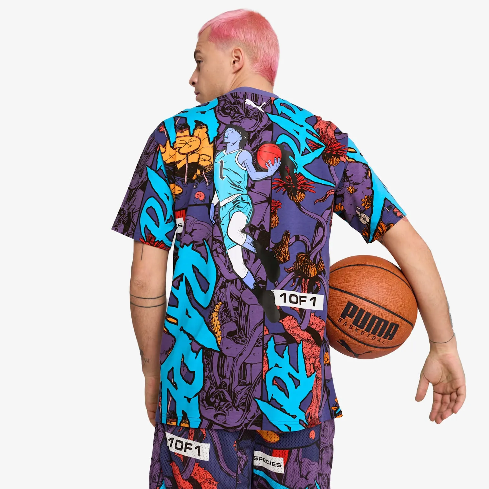 Melo Phoenix AOP T-Shirt - Blue Crystal