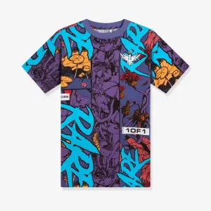 Melo Phoenix AOP T-Shirt - Blue Crystal