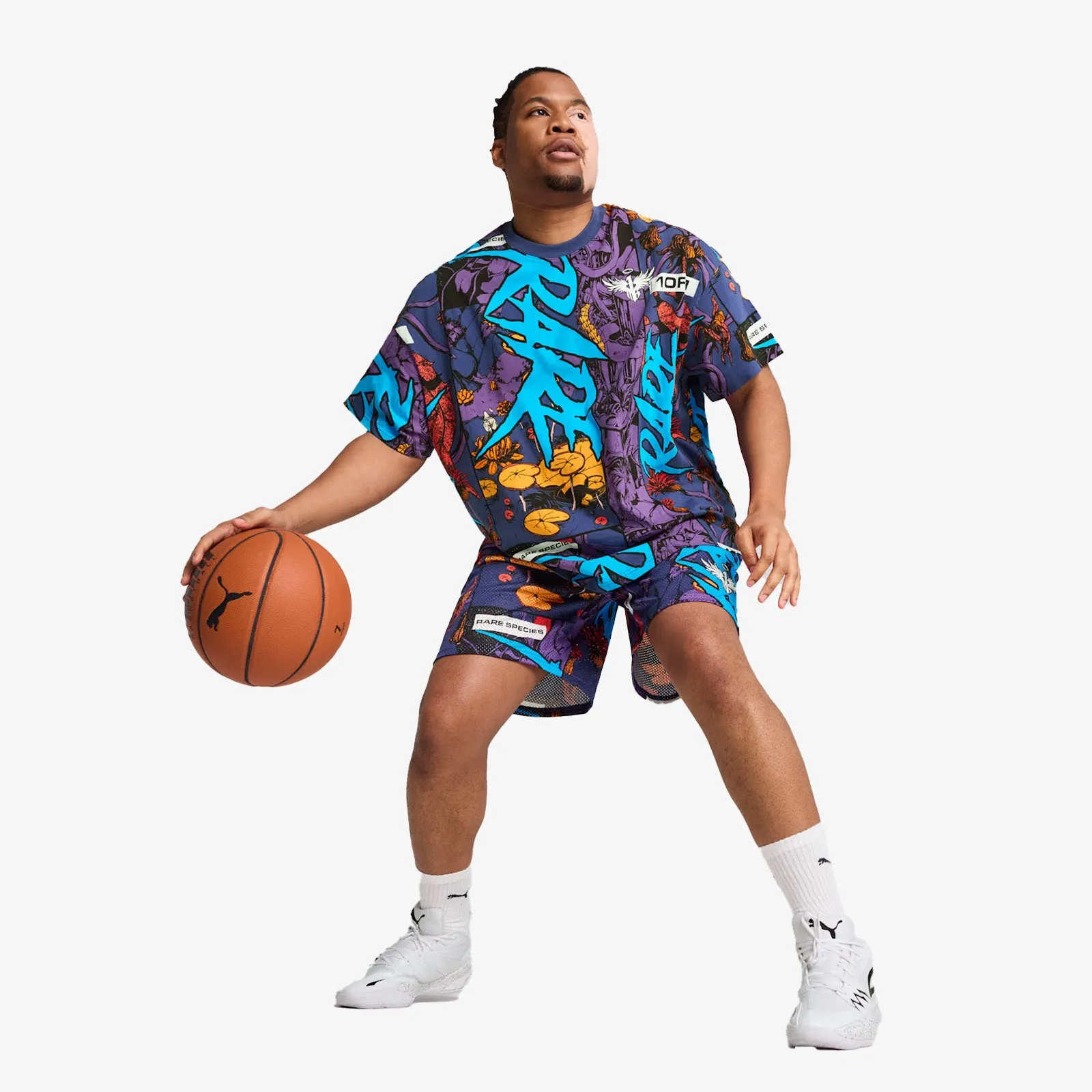 Melo Phoenix AOP T-Shirt - Blue Crystal