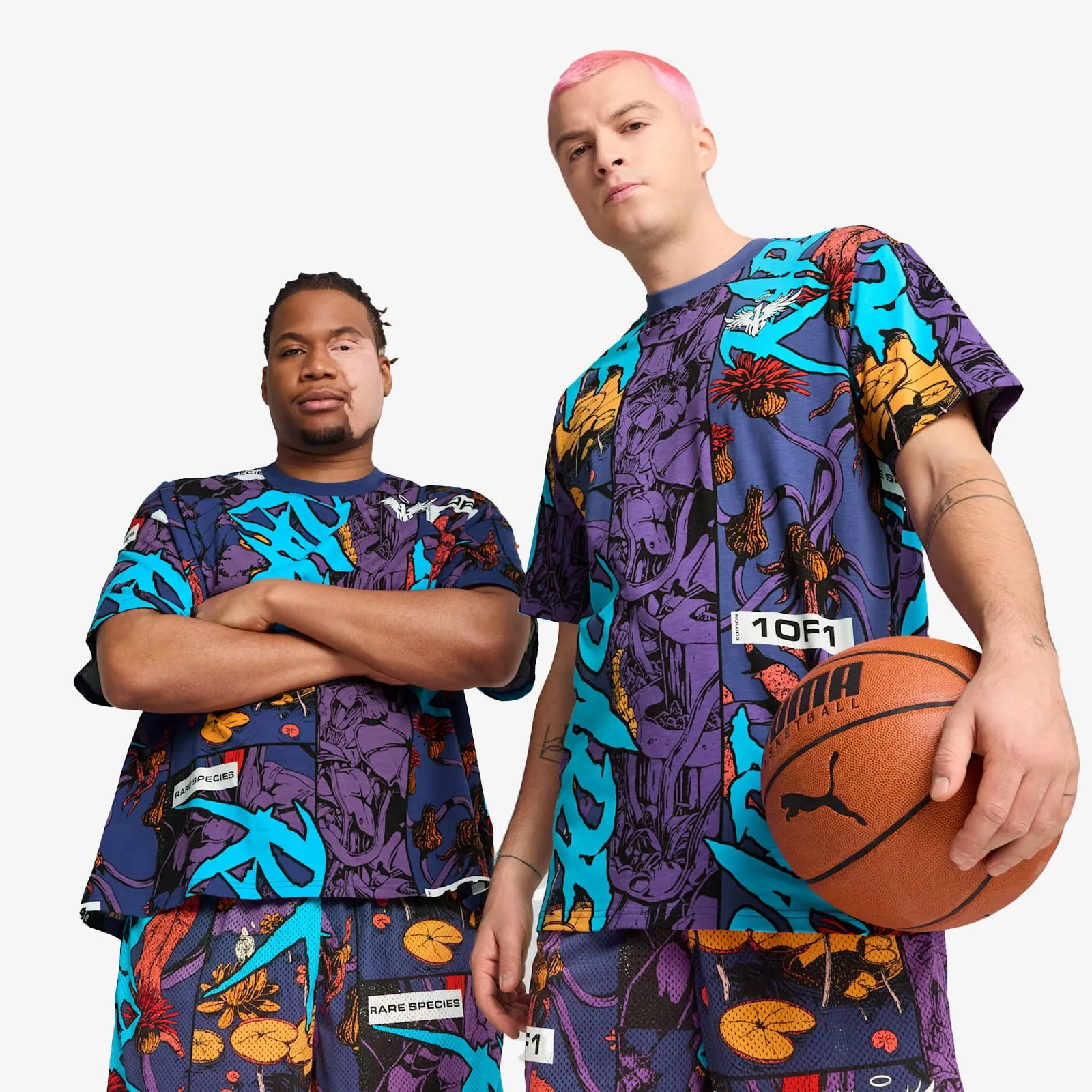 Melo Phoenix AOP T-Shirt - Blue Crystal