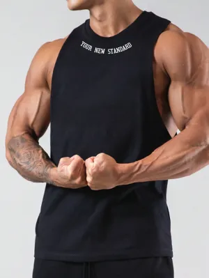 Men Letter Graphic Sports Tank Top