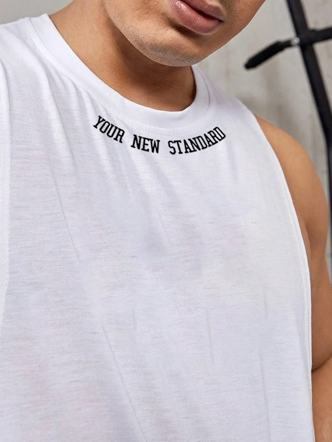 Men Letter Graphic Sports Tank Top