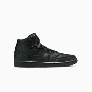 Men's Air Jordan 1 Mid "Triple Black"