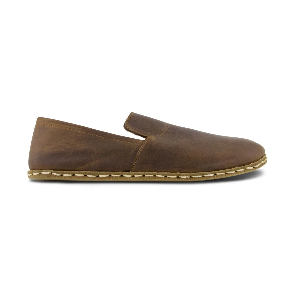 Men's Barefoot Grounding Leather Slip-on Shoes - Espresso
