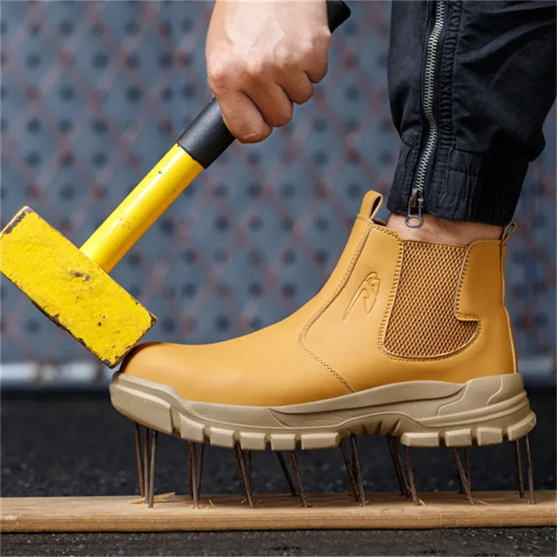 Men's Outdoor Thick-Soled Skidproof Safety Boots