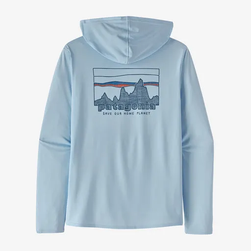 Men's Patagonia | Capilene Cool Daily Graphic Hoody | Chilled Blue