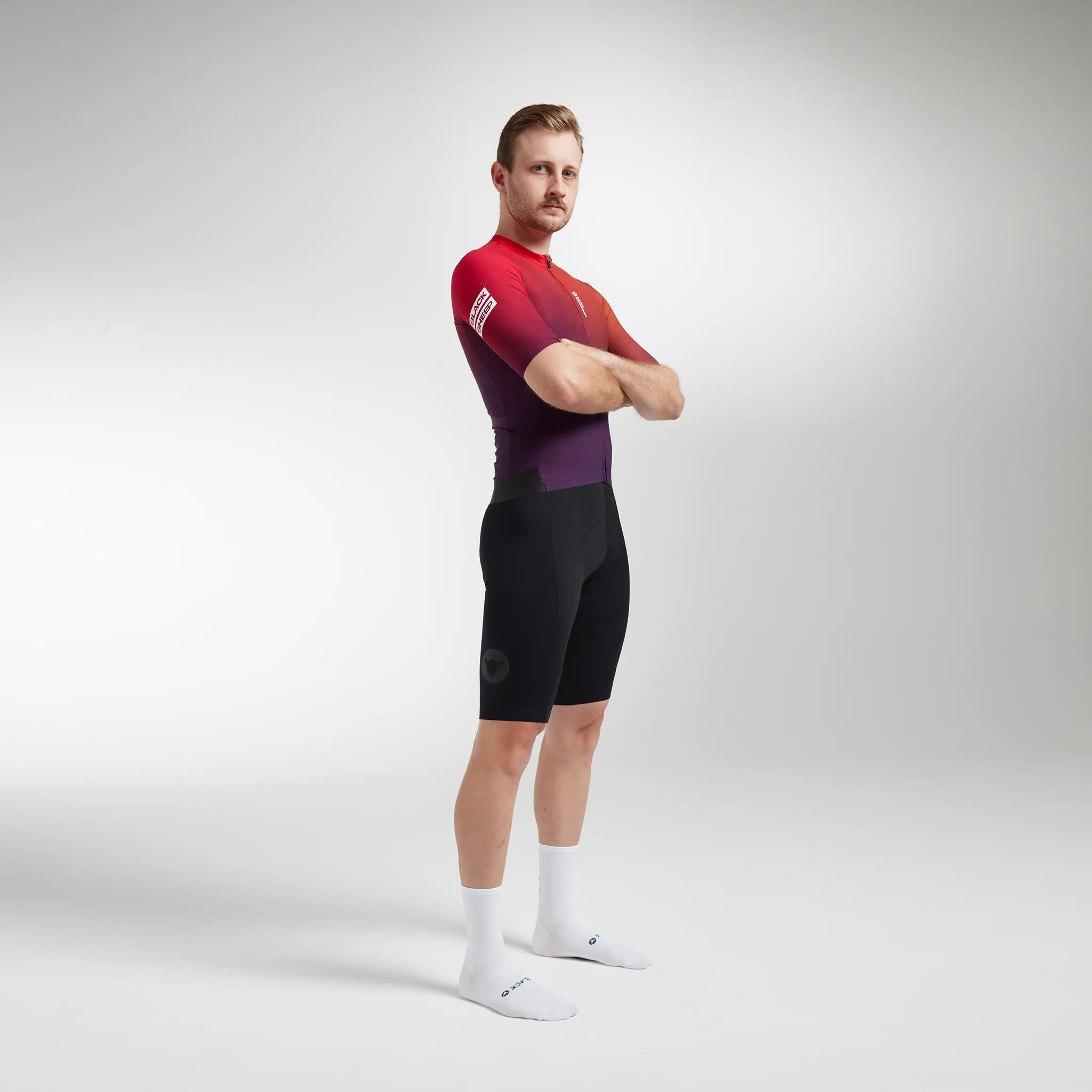 Men's Racing Climbers SS Jersey - Mandarin Purple Glaze