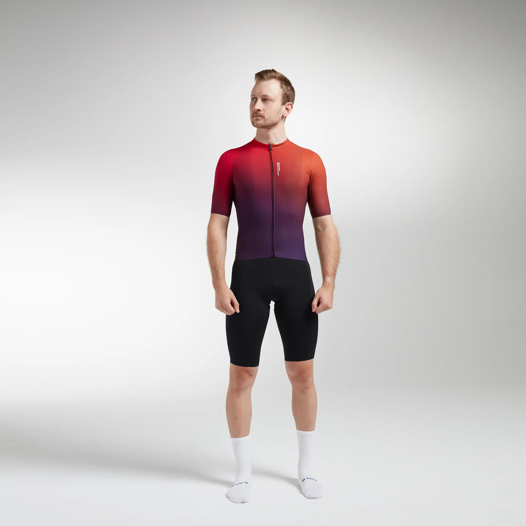 Men's Racing Climbers SS Jersey - Mandarin Purple Glaze