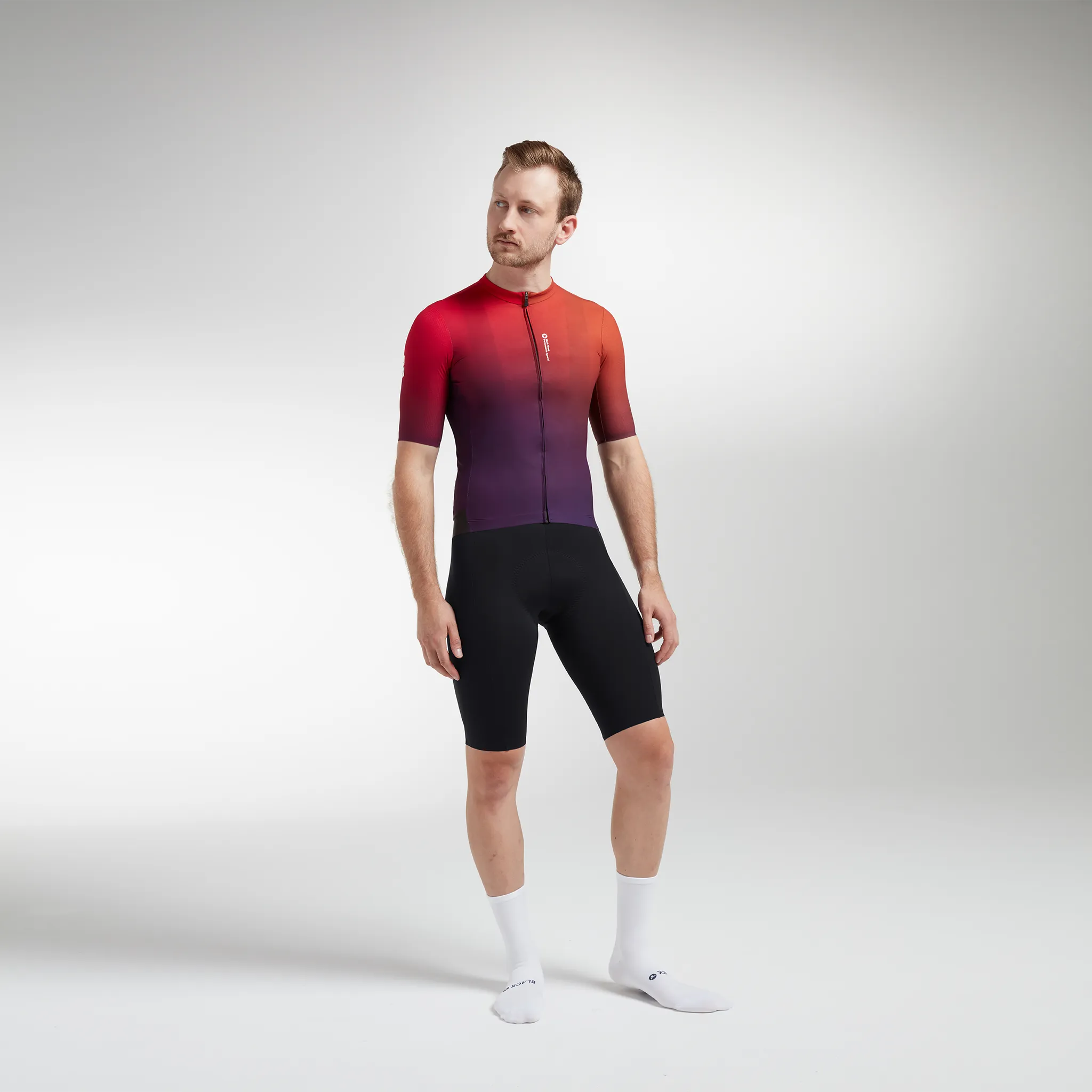 Men's Racing Climbers SS Jersey - Mandarin Purple Glaze