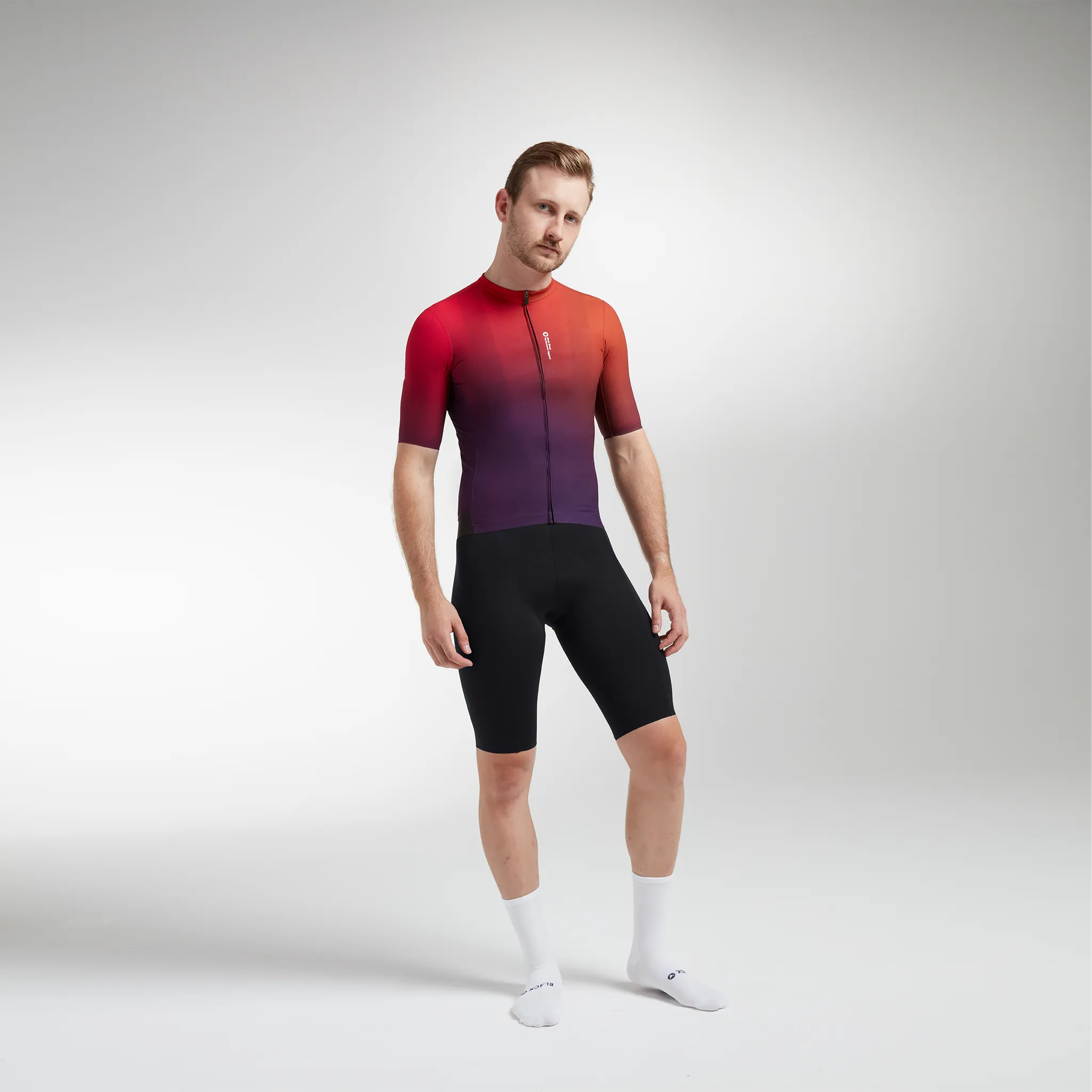 Men's Racing Climbers SS Jersey - Mandarin Purple Glaze