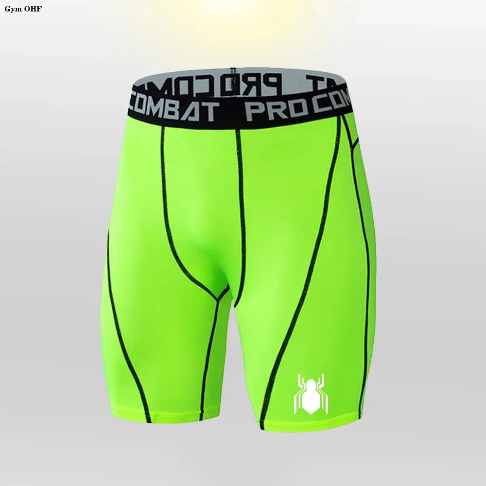 Men's Sports Leggings Fitness Pants Quick Dry Running Cycling Shorts