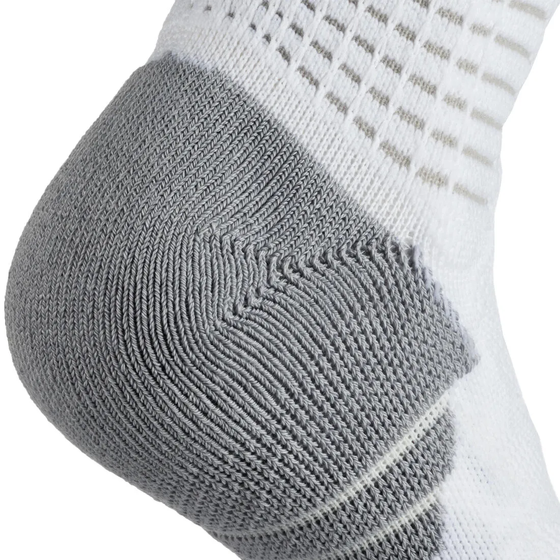 Men's/Women's Mid-Rise Basketball Socks SO900 - White
